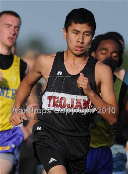 Thumbnail 3 in West Johnston (Greater Neuse River 4-A Conference Track and Field Championships)  photogallery.