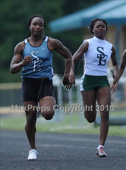 Thumbnail 1 in West Johnston (Greater Neuse River 4-A Conference Track and Field Championships)  photogallery.
