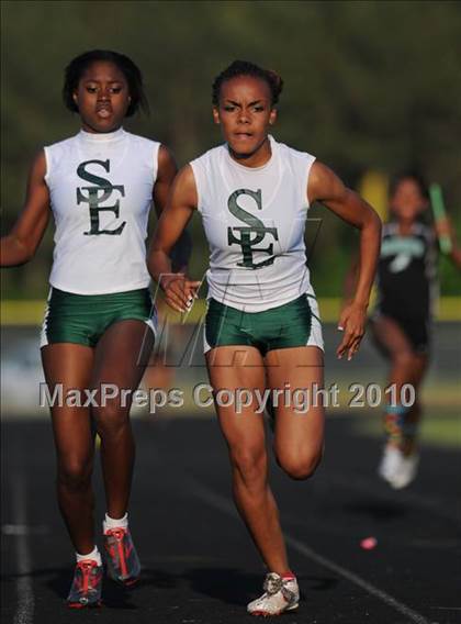 Thumbnail 1 in West Johnston (Greater Neuse River 4-A Conference Track and Field Championships)  photogallery.