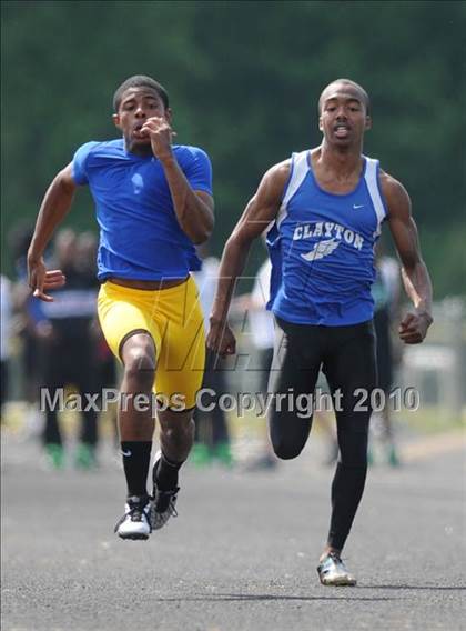 Thumbnail 3 in West Johnston (Greater Neuse River 4-A Conference Track and Field Championships)  photogallery.
