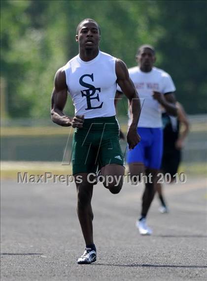 Thumbnail 3 in West Johnston (Greater Neuse River 4-A Conference Track and Field Championships)  photogallery.