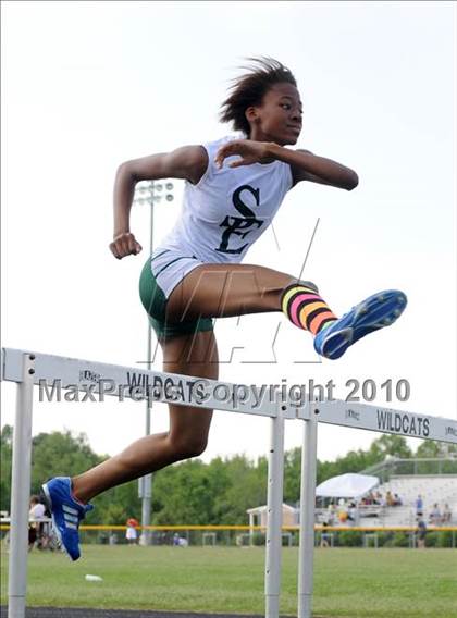 Thumbnail 1 in West Johnston (Greater Neuse River 4-A Conference Track and Field Championships)  photogallery.