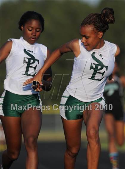 Thumbnail 1 in West Johnston (Greater Neuse River 4-A Conference Track and Field Championships)  photogallery.