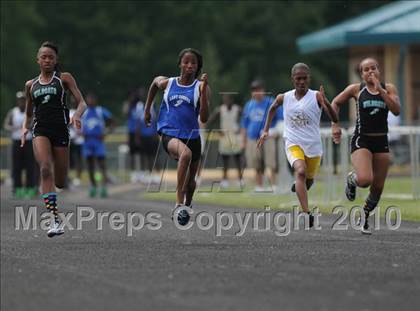 Thumbnail 2 in West Johnston (Greater Neuse River 4-A Conference Track and Field Championships)  photogallery.