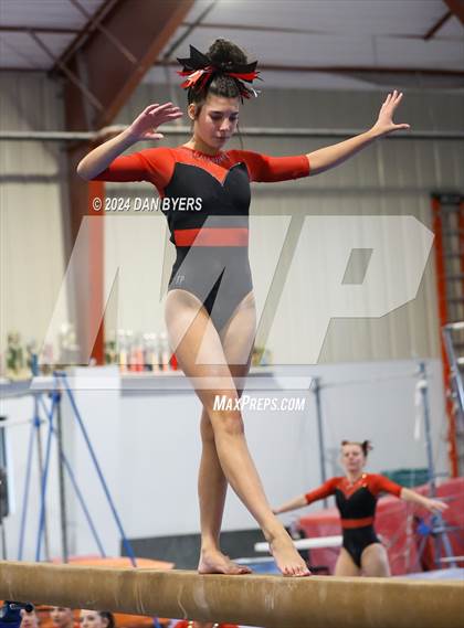 Thumbnail 3 in Loveland, Thornton vs Poudre School District (Timberline Gymnastics) photogallery.