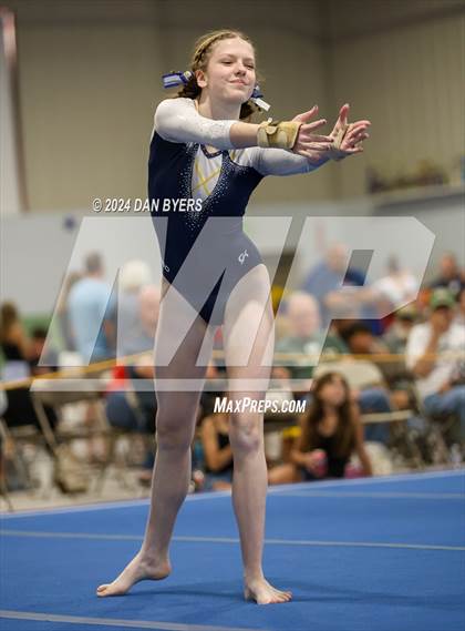 Thumbnail 3 in Loveland, Thornton vs Poudre School District (Timberline Gymnastics) photogallery.