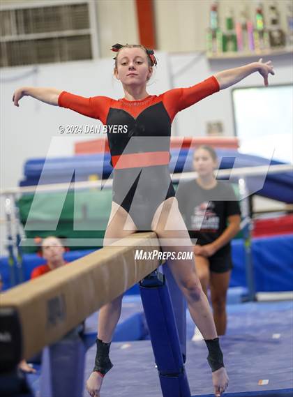 Thumbnail 3 in Loveland, Thornton vs Poudre School District (Timberline Gymnastics) photogallery.