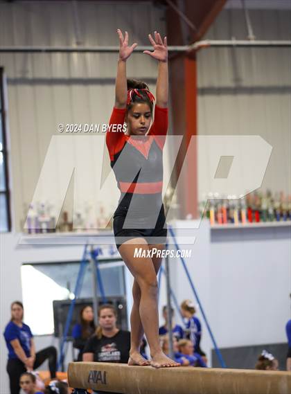 Thumbnail 2 in Loveland, Thornton vs Poudre School District (Timberline Gymnastics) photogallery.