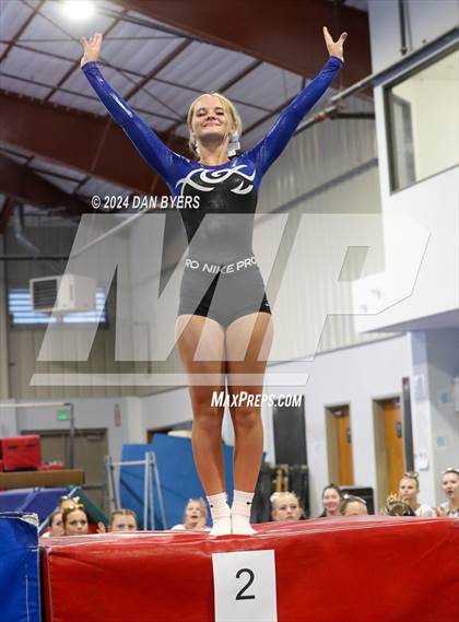 Thumbnail 3 in Loveland, Thornton vs Poudre School District (Timberline Gymnastics) photogallery.