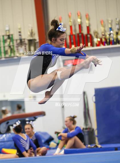Thumbnail 3 in Loveland, Thornton vs Poudre School District (Timberline Gymnastics) photogallery.