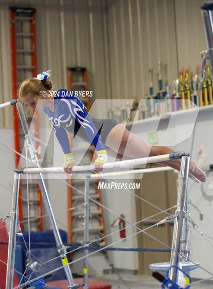 Thumbnail 3 in Loveland, Thornton vs Poudre School District (Timberline Gymnastics) photogallery.