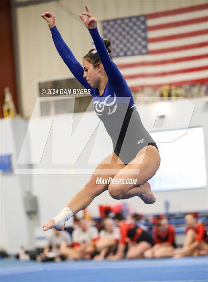 Thumbnail 1 in Loveland, Thornton vs Poudre School District (Timberline Gymnastics) photogallery.