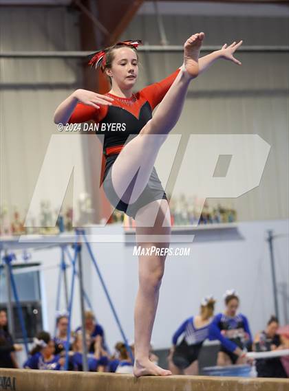 Thumbnail 3 in Loveland, Thornton vs Poudre School District (Timberline Gymnastics) photogallery.