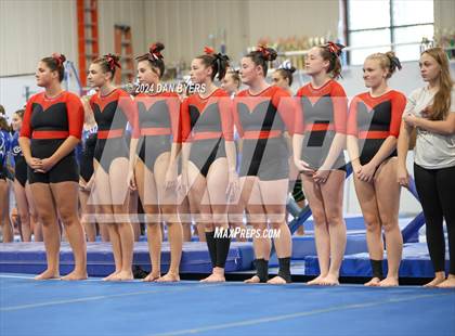 Thumbnail 3 in Loveland, Thornton vs Poudre School District (Timberline Gymnastics) photogallery.