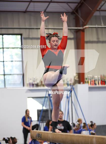 Thumbnail 3 in Loveland, Thornton vs Poudre School District (Timberline Gymnastics) photogallery.