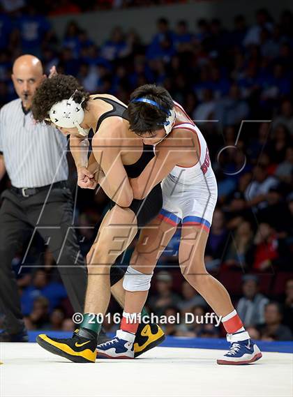 Thumbnail 3 in CIF State Boys Wrestling Championships (Finals) photogallery.