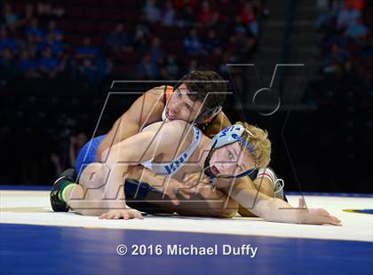 Thumbnail 2 in CIF State Boys Wrestling Championships (Finals) photogallery.