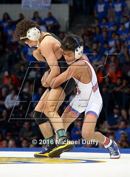 Thumbnail 2 in CIF State Boys Wrestling Championships (Finals) photogallery.
