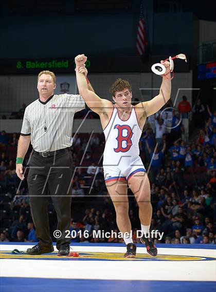 Thumbnail 2 in CIF State Boys Wrestling Championships (Finals) photogallery.