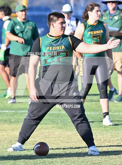Thumbnail 2 in Mountain Ridge vs. Peoria (O'Connor 7 on 7 -  Saturday Night Lights) photogallery.