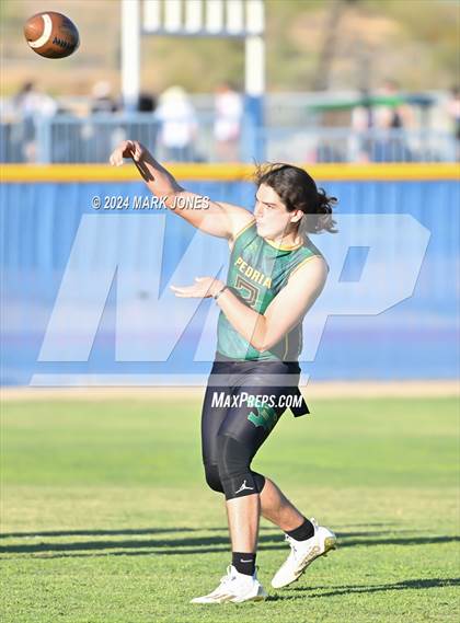 Thumbnail 2 in Mountain Ridge vs. Peoria (O'Connor 7 on 7 -  Saturday Night Lights) photogallery.