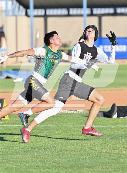 Thumbnail 3 in Mountain Ridge vs. Peoria (O'Connor 7 on 7 -  Saturday Night Lights) photogallery.