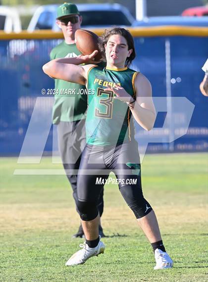 Thumbnail 2 in Mountain Ridge vs. Peoria (O'Connor 7 on 7 -  Saturday Night Lights) photogallery.