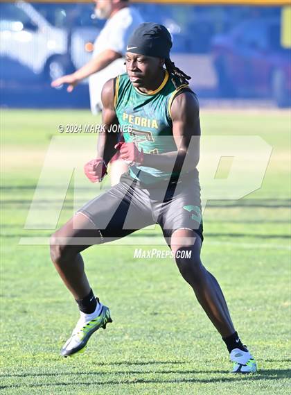 Thumbnail 2 in Mountain Ridge vs. Peoria (O'Connor 7 on 7 -  Saturday Night Lights) photogallery.