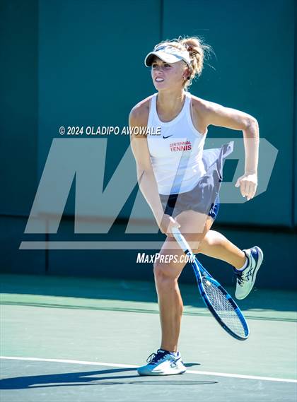 Thumbnail 3 in Wylie vs Centennial (UIL 5A Tennis Final) photogallery.