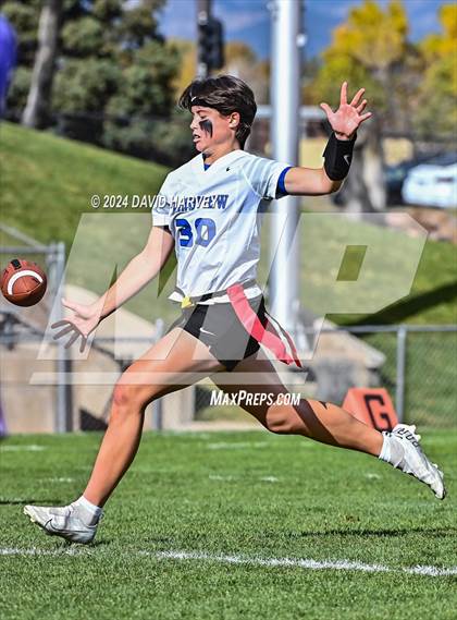 Thumbnail 3 in 5A Flag Football Second Round Grandview vs Arvada West photogallery.