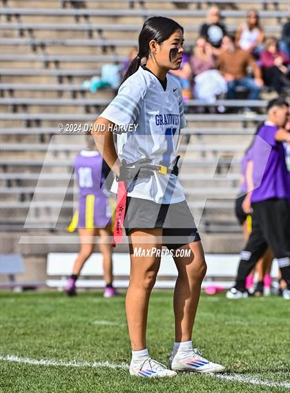 Thumbnail 2 in 5A Flag Football Second Round Grandview vs Arvada West photogallery.
