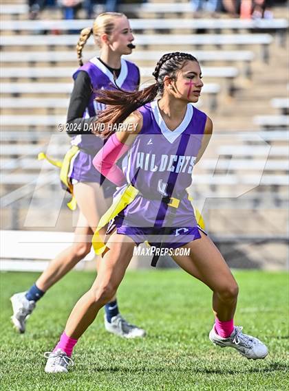 Thumbnail 3 in 5A Flag Football Second Round Grandview vs Arvada West photogallery.