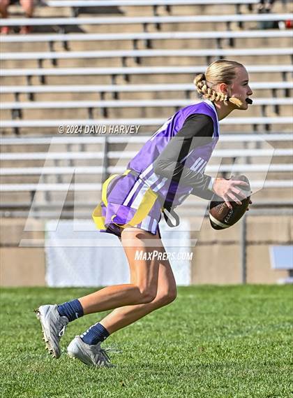 Thumbnail 2 in 5A Flag Football Second Round Grandview vs Arvada West photogallery.