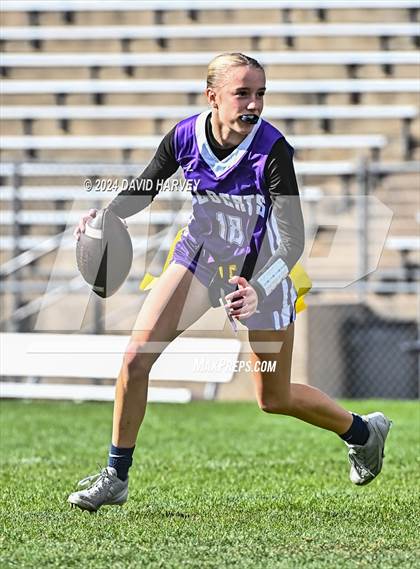 Thumbnail 2 in 5A Flag Football Second Round Grandview vs Arvada West photogallery.