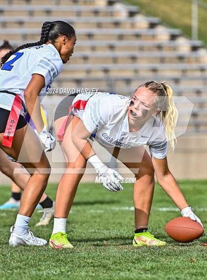 Thumbnail 2 in 5A Flag Football Second Round Grandview vs Arvada West photogallery.