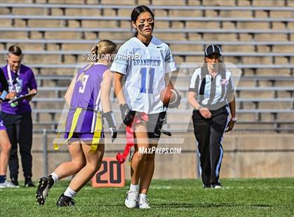 Thumbnail 2 in 5A Flag Football Second Round Grandview vs Arvada West photogallery.
