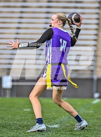 Thumbnail 1 in 5A Flag Football Second Round Grandview vs Arvada West photogallery.