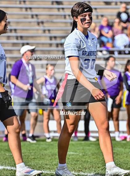 Thumbnail 2 in 5A Flag Football Second Round Grandview vs Arvada West photogallery.