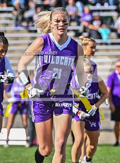 Thumbnail 3 in 5A Flag Football Second Round Grandview vs Arvada West photogallery.