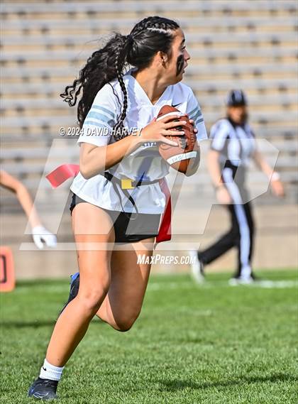 Thumbnail 1 in 5A Flag Football Second Round Grandview vs Arvada West photogallery.