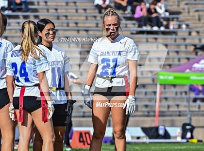 Thumbnail 3 in 5A Flag Football Second Round Grandview vs Arvada West photogallery.