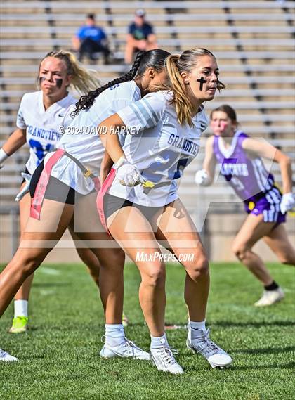 Thumbnail 1 in 5A Flag Football Second Round Grandview vs Arvada West photogallery.
