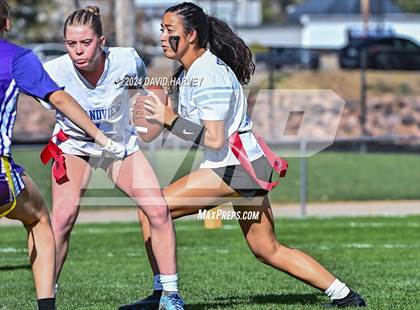 Thumbnail 3 in 5A Flag Football Second Round Grandview vs Arvada West photogallery.
