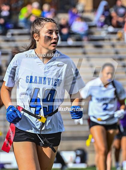 Thumbnail 2 in 5A Flag Football Second Round Grandview vs Arvada West photogallery.