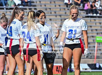 Thumbnail 1 in 5A Flag Football Second Round Grandview vs Arvada West photogallery.