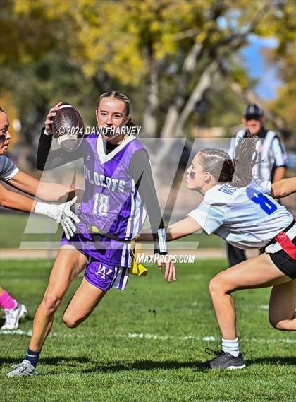 Thumbnail 2 in 5A Flag Football Second Round Grandview vs Arvada West photogallery.