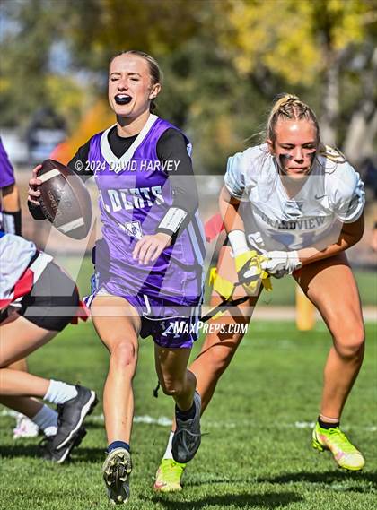 Thumbnail 1 in 5A Flag Football Second Round Grandview vs Arvada West photogallery.