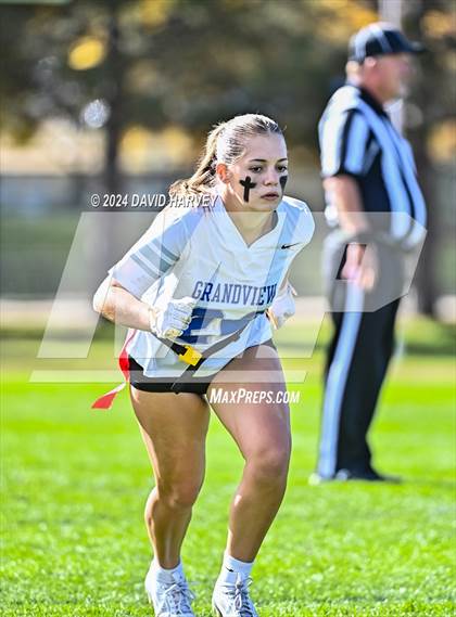 Thumbnail 1 in 5A Flag Football Second Round Grandview vs Arvada West photogallery.