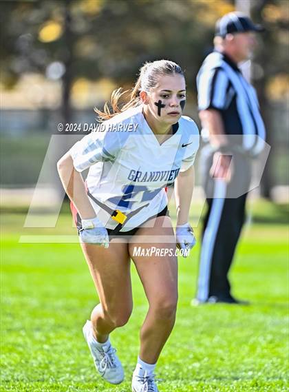 Thumbnail 2 in 5A Flag Football Second Round Grandview vs Arvada West photogallery.