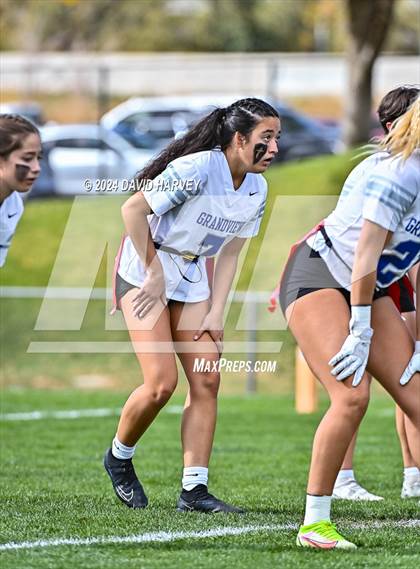 Thumbnail 2 in 5A Flag Football Second Round Grandview vs Arvada West photogallery.